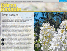 Tablet Screenshot of darzapasaule.lv